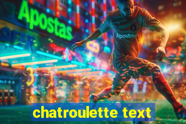 chatroulette text